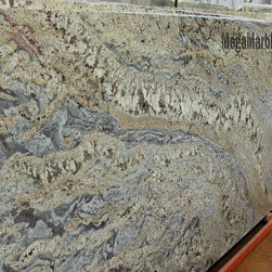 Golden Cascade Granite Slab - Kitchen Countertops