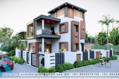 Exterior Design Residential Project At Deesa