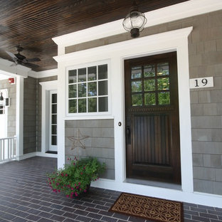 Stained Tongue And Groove Porch Ceiling Ideas Photos Houzz