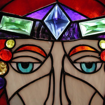 Detail - glass Jewels and Quality of Workmanship