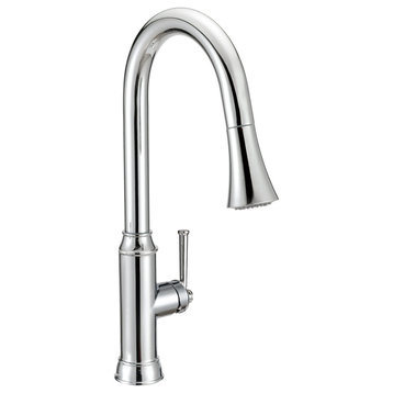 PROFLO PFXC5811 Hopkins 1.75 GPM 1 Hole Pull Down Kitchen Faucet - Polished