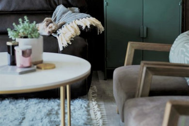 Example of a trendy home design design in Other