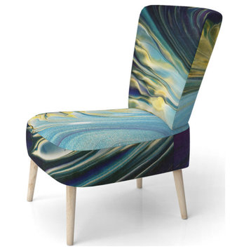 Beautiful Mixed Abstract Fluid VII Chair, Side Chair