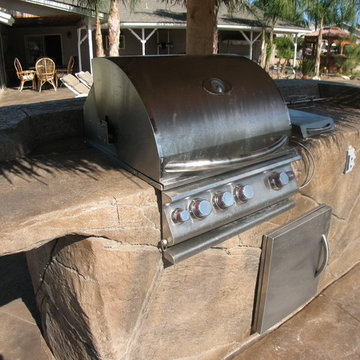Backyard BBQ's islands