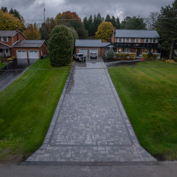 Modern Interlocking Stone Driveway