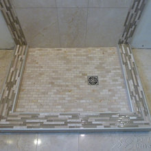 tile and shower