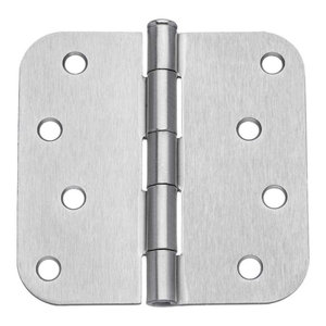Contractor Pack US15 Brushed Satin Nickel 4/" X 4/" Square Door Hinge