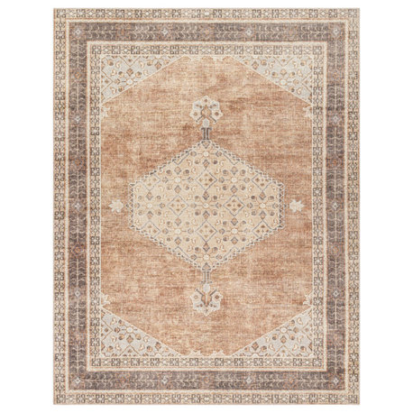 Becki Owens x Surya Tan Lila Rug, 7'10" x 10'