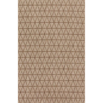 Washable Indoor Outdoor Isle IE-04 Beige Mocha Area Rug by Loloi, 2'2"x3'9"