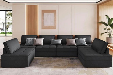 Inspiration for a 1950s living room remodel in Other