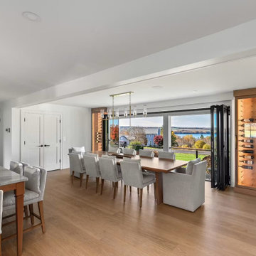 One Continuous Social Room from Kitchen to Porch