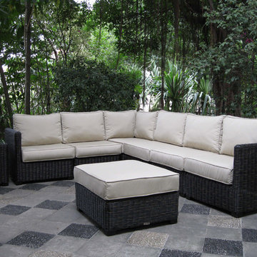 Hauser Veranda All Weather Wicker Modular Sectional