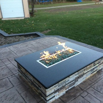 Custom granite Fire Pit