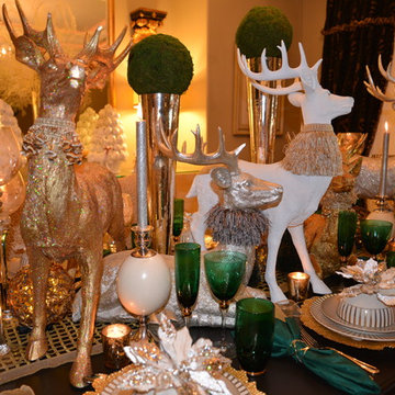 MY 2014 CHRISTMAS TREE, REINDEER & TABLE SETTINGS