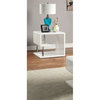 Furniture of America Lazer Contemporary Wood 2-Piece Coffee Table Set in White