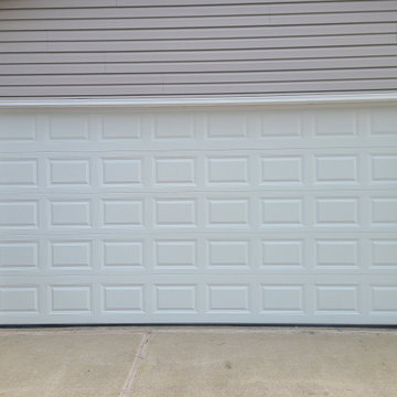 New garage door and opener installation.