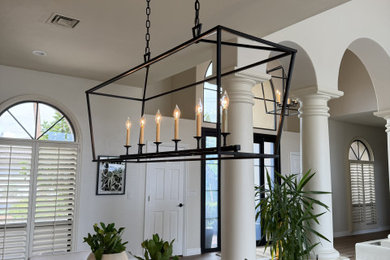 Beach style dining room photo in Phoenix