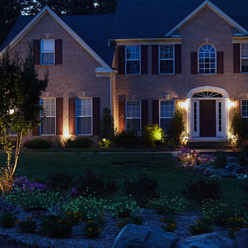 Front Hardscape and Plantings - Brandywine, MD