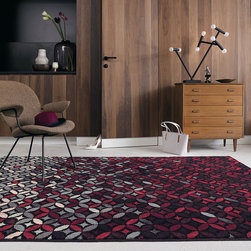 Cosmoz Rugs 58905 in Deep Purple by Ted Baker - Rugs