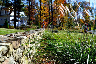 Design ideas for a craftsman landscaping in Boston.