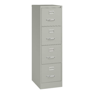 Space Solutions 3 Drawer Modern Metal Vertical File Cabinet with Lock in  Silver