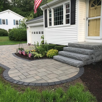 Permeable Courtyard and Front Entrance