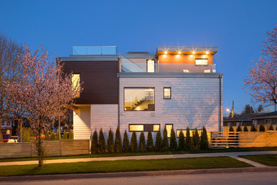 Example of a trendy exterior home design in Vancouver