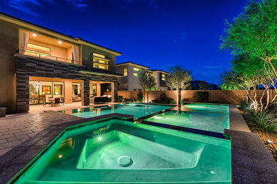 Inspiration for a pool remodel in Las Vegas