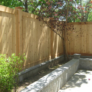 Red Cedar framed fence