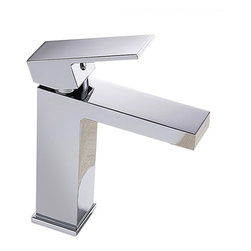 Lima Art Square Copper Basin Faucet - Bathroom Sink Faucets