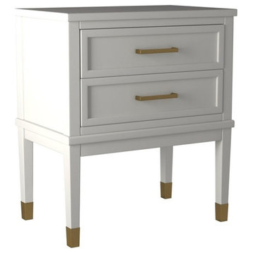 Picket House Furnishings Brody Nightstand in Off White Wood