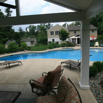 Tanning Ledge, Spa & Outdoor Fireplace