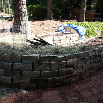 Rock Raised Veggie Garden Bed