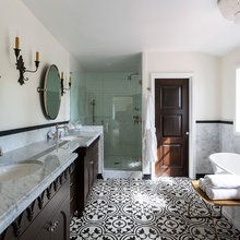 White Deco Bath
