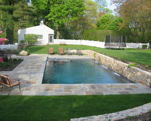 Best Pool Retaining Wall Design Ideas & Remodel Pictures | Houzz