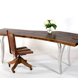 David Stine Woodworking - Walnut Dwell Desk - Desks And Hutches