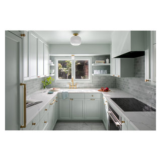 Around the Corner Condo Kitchen flooded with natural light ...