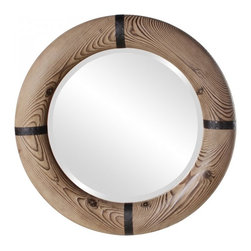 www.essentialsinside.com: dalton round framed wall mirror - Wall Mirrors