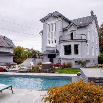 Amenagements extérieurs d'une maison bourgeoise