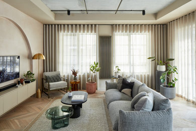 Photo of a contemporary living room in London.