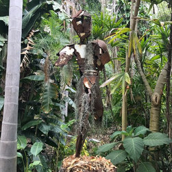 "Iron Man" - Art Placed Outdoors - Garden Statues And Yard Art