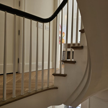 Project #131 | Three-Story Elliptical Staircase in Historic Home