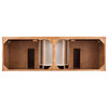 Savannah 72" Double Vanity Cabinet, Driftwood w/ 3 CM Grey Expo Quartz Top
