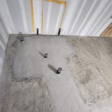 Concrete Flooring & Plumbing Repairs | Sanitary Line - Restroom Stub-ups