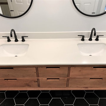 Modern Guest Bathroom 4 Weeks To Finish - Sammamish Wa