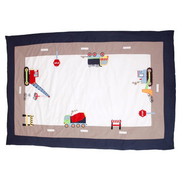 Construction Trucks & Diggers Bedroom Quilt