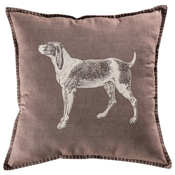 Elk Lighting Totman 20X20 pillow Cover Only, Crema and Taupe