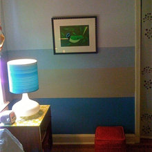 laundry room stripe idea