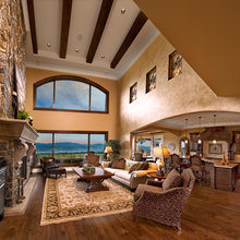 Two story great room