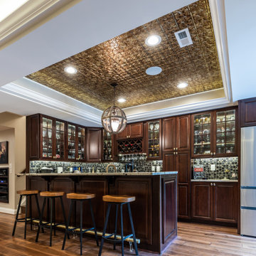 Total Basement Remodel for Refined Entertainment in Gainesville VA
